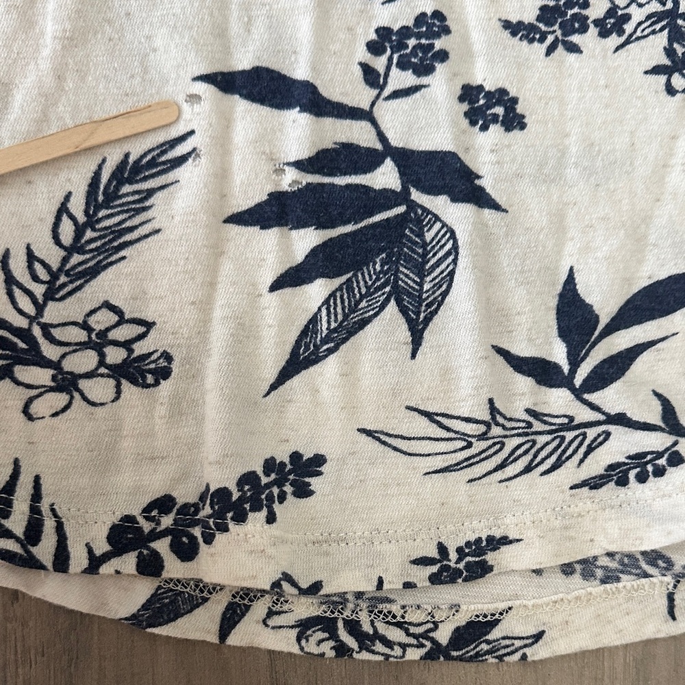 Lucky Brand two tone floral tee xs - Picture 6 of 6
